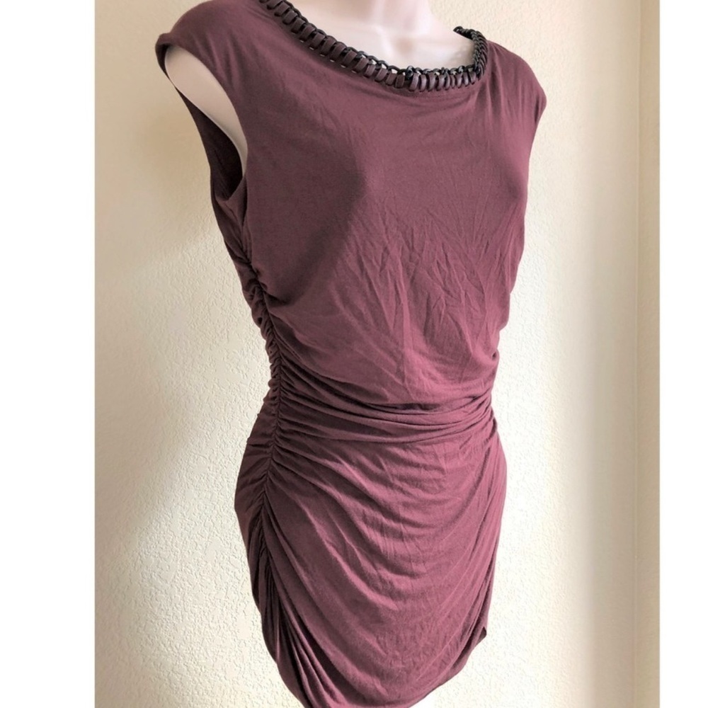 BAILEY44 medium burgundy chain top - Picture 6 of 9